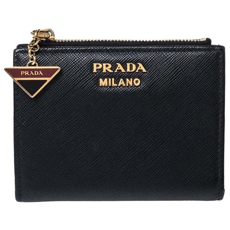 prada saffiano lux wristlet|Black Saffiano Leather Wallet .